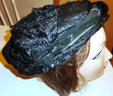 XXM409M Teens Era HAT -Black w/Ribbon Trim